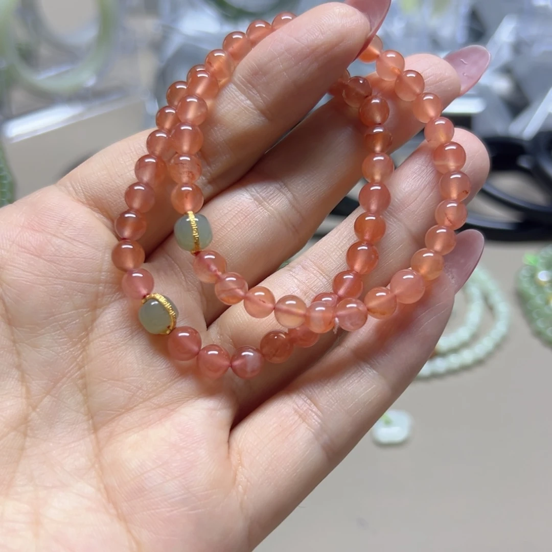 合金手链南红玛瑙