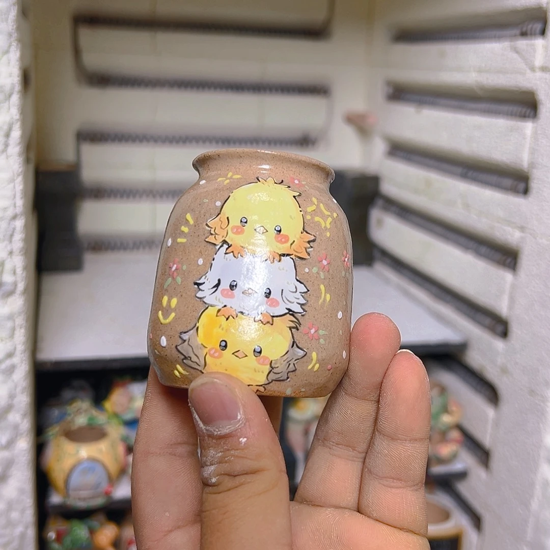 老梧家的纯手工多肉花盆