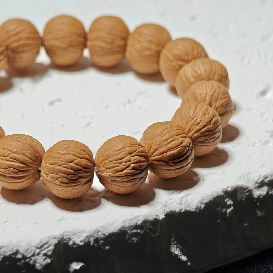 YouChi有持「原皮凤羽」四大名核全品原色猴头核桃文玩手串猴头手串