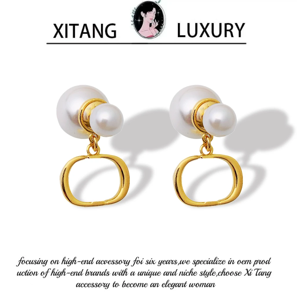 铜合金耳饰 XITANG 925银针【奇思妙想】港风ins耳钉耳环耳坠8099