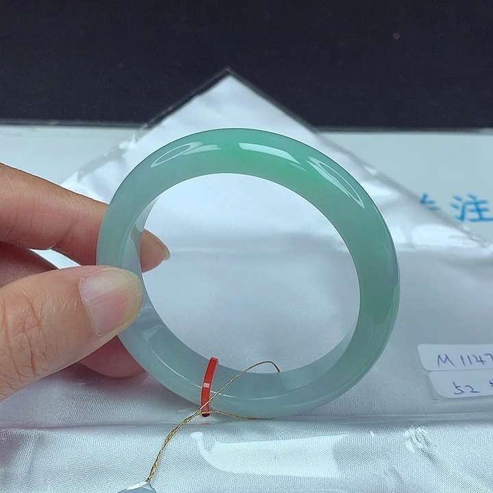未镶嵌手镯翡翠52圈4738