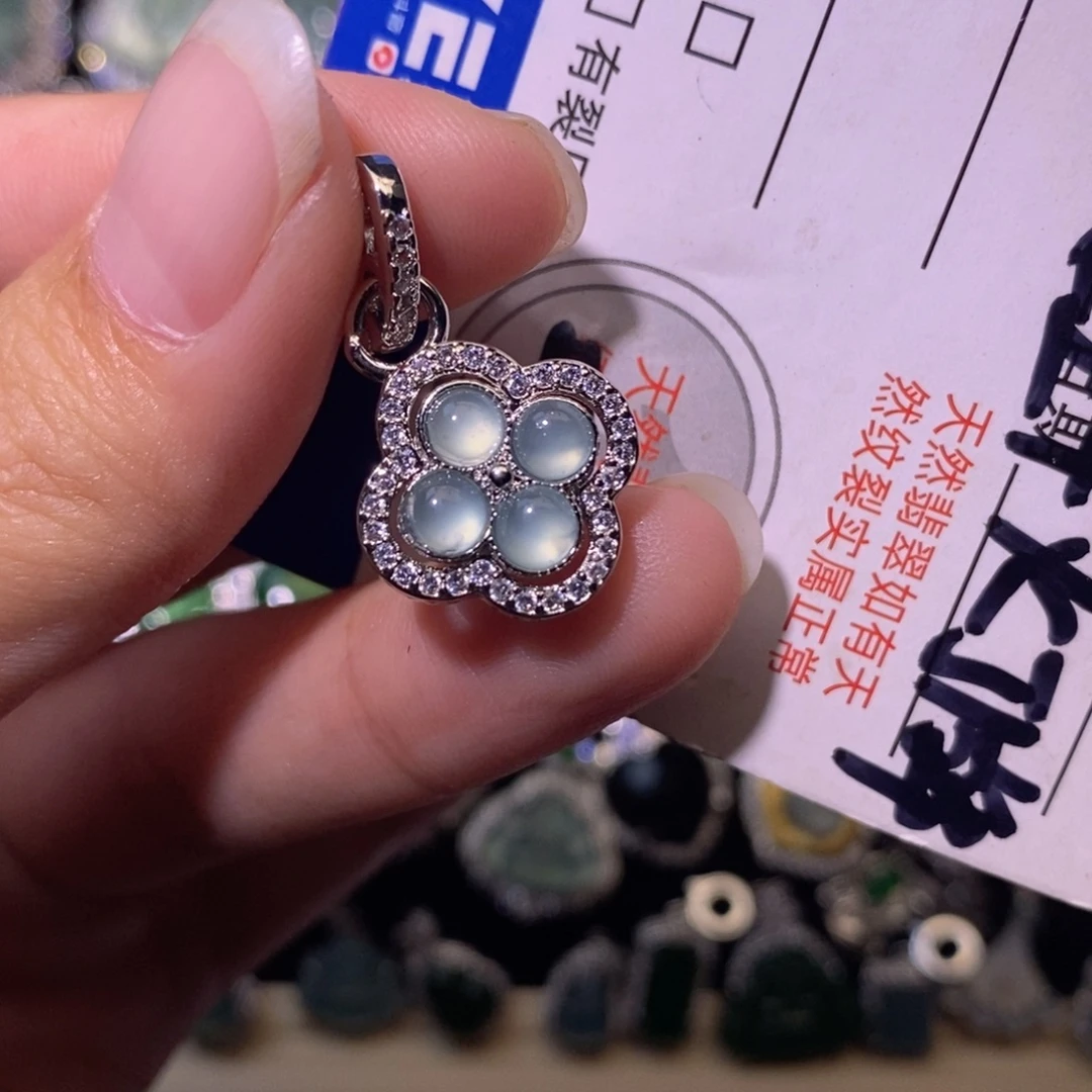 翡翠未镶嵌颈饰天然