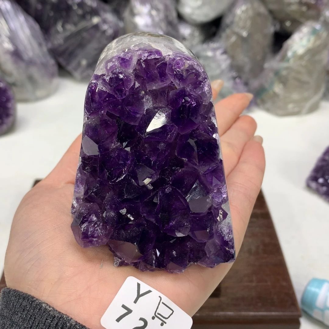 紫晶摆件未镶嵌水晶