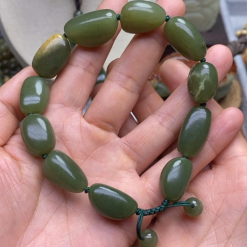 【闪购商品】未镶嵌手链和田玉张*憨