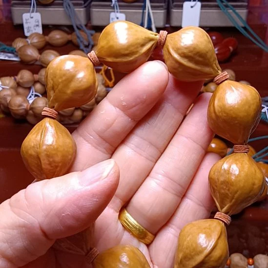 橄榄核手串/手链橄榄核手串2.3三花铁核蒜头料