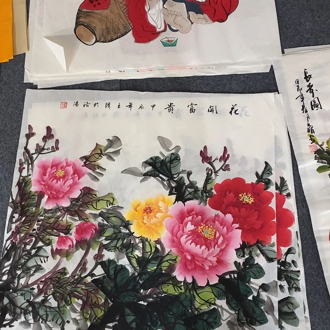 国画画画真的画的