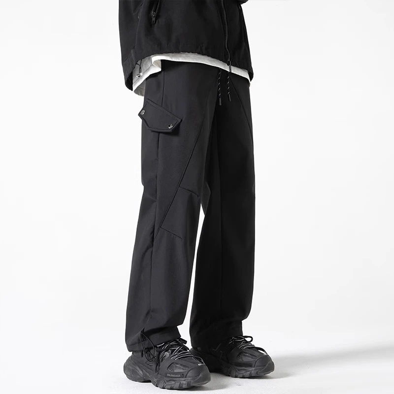 Cebrodz东北机能冲锋裤男秋冬潮牌防水加厚登山裤加绒宽松工装裤