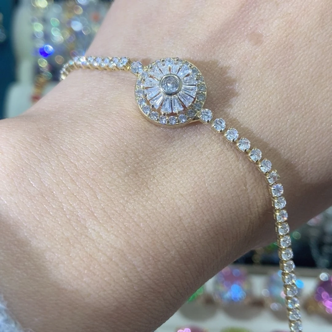 66锆石（处理）手链