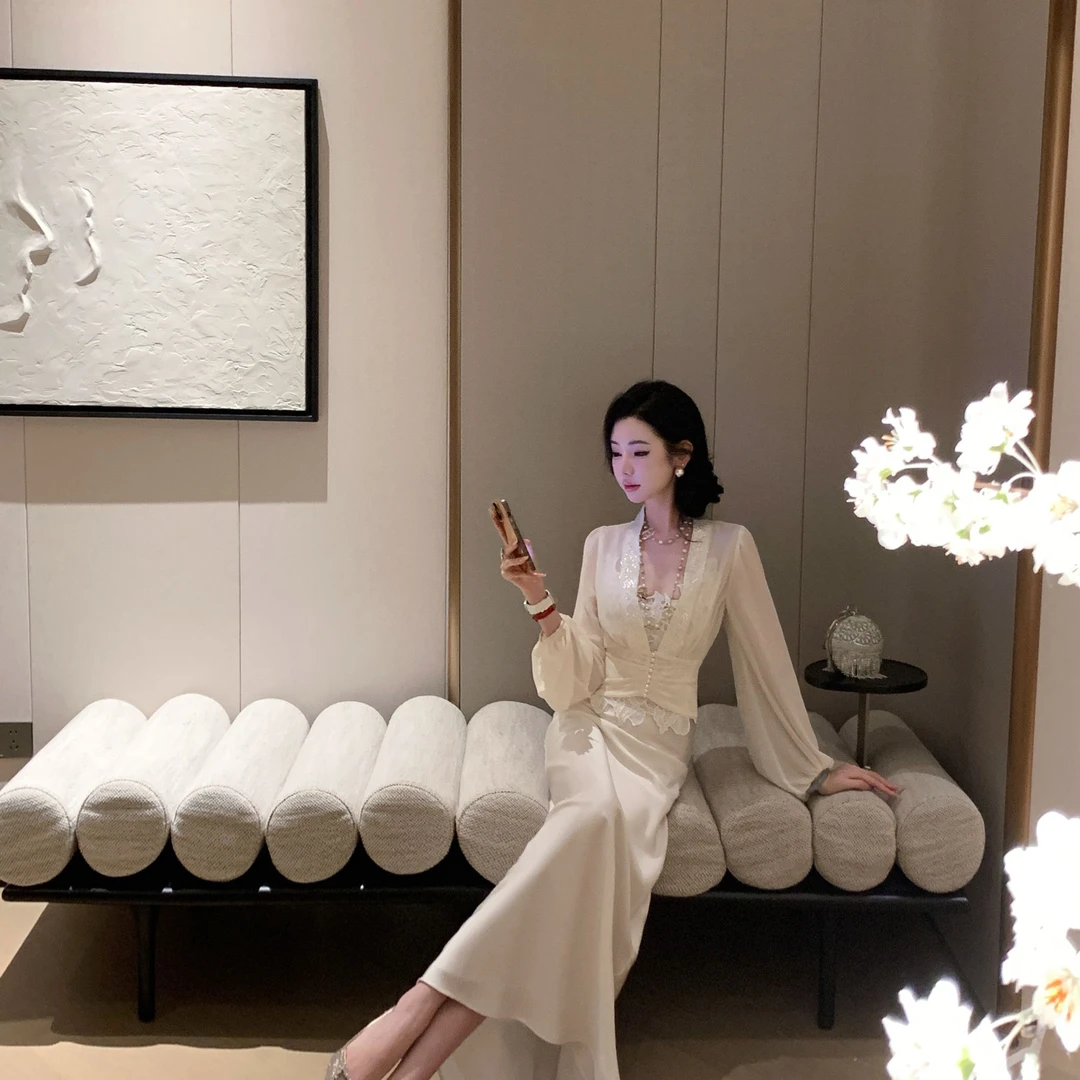 【雅乔定制】百搭垂坠感缎面半身裙时尚长裙DYZY-25067669