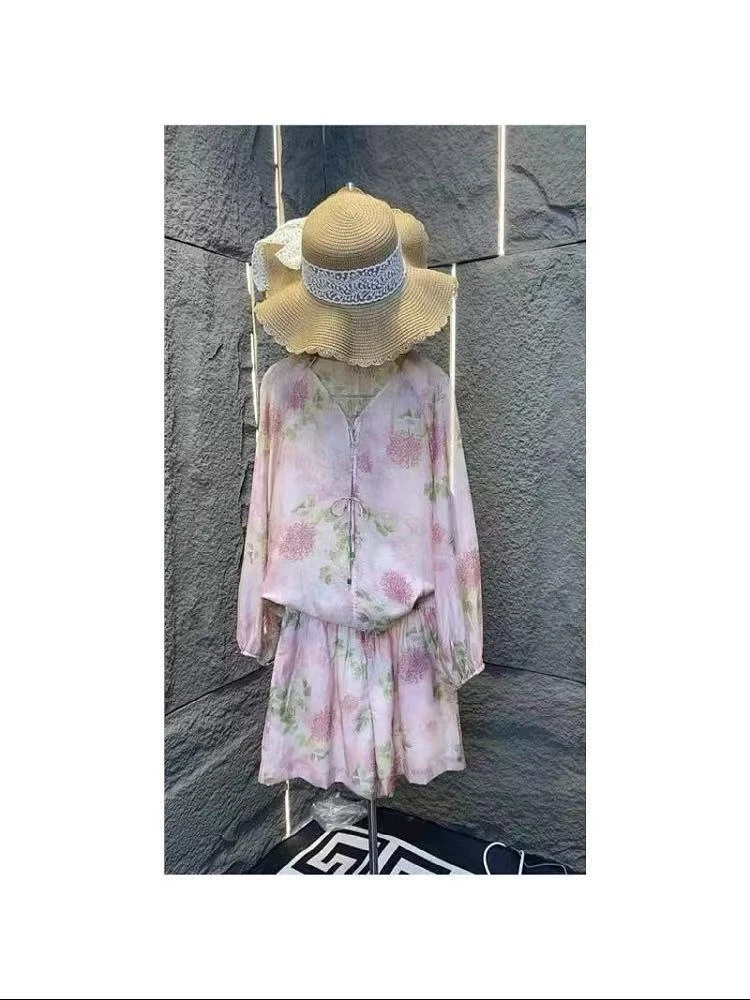 【粉红之梦短套】气质中式女装套装上衣时尚复古套装958