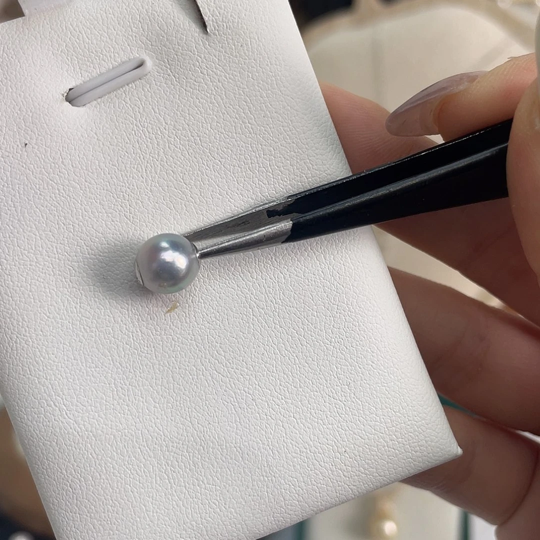 吊坠(不含链)银S925镶嵌海水珍珠