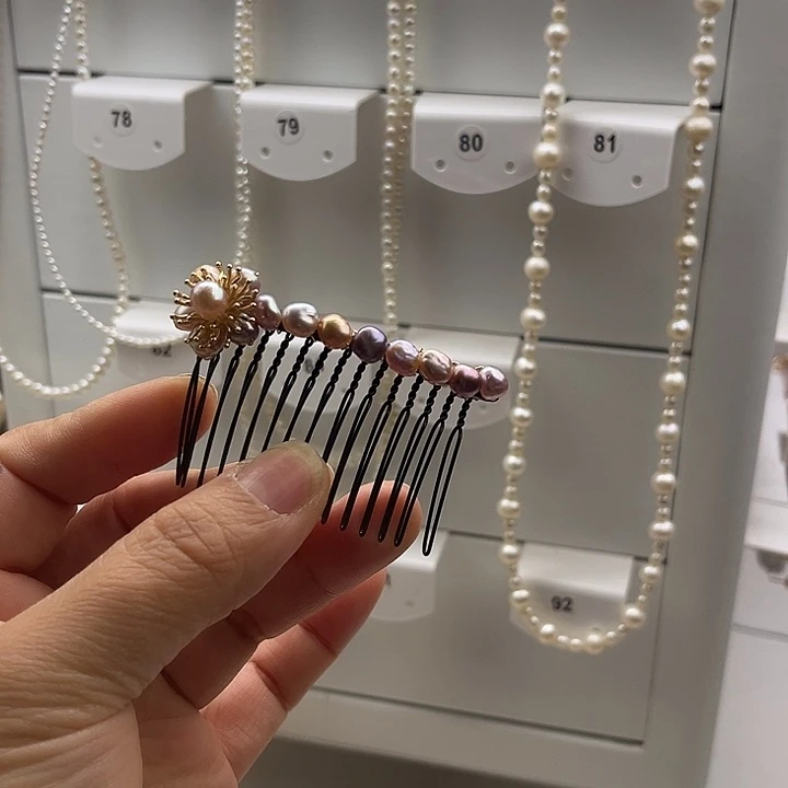 未镶嵌淡水珍珠发饰