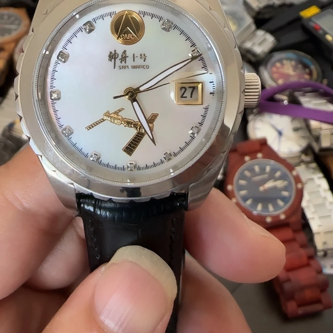 树脂全自动机械经典手表