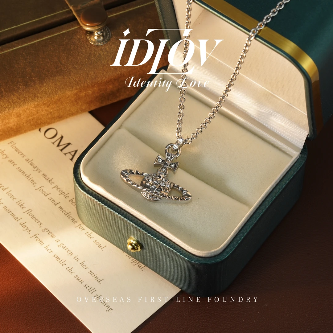 简约气质百搭土星项链G1282