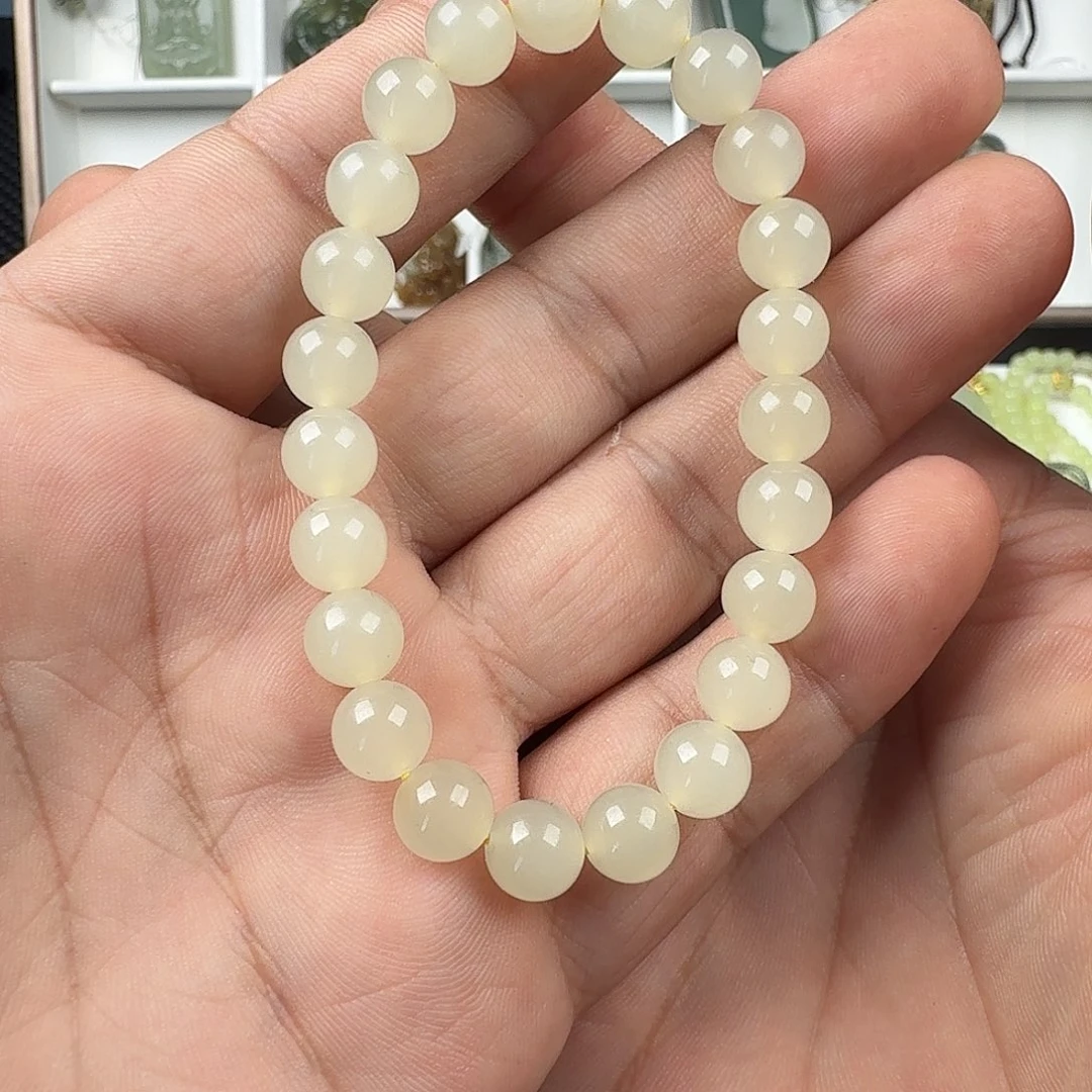 和田玉（糖玉）未镶嵌手链