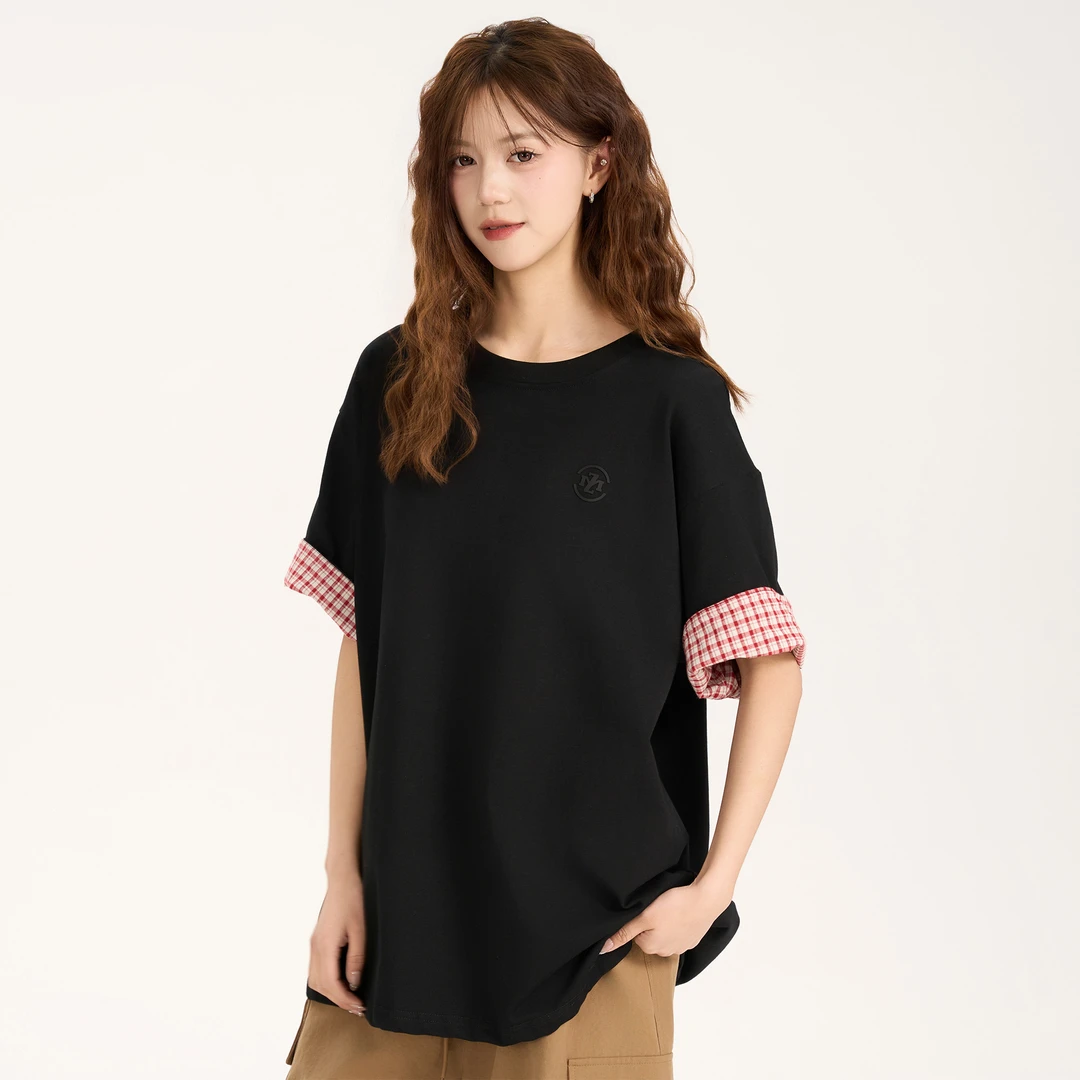 ZMOH新款重磅纯棉简约T恤短袖休闲百搭高级感高奢男女同款春夏秋