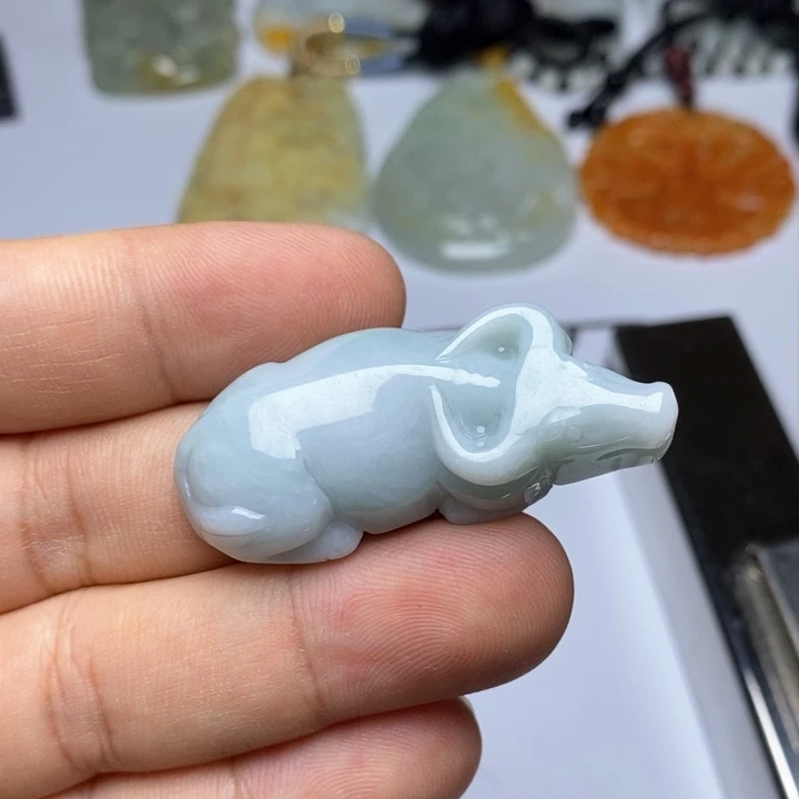 颈饰未镶嵌翡翠翡翠