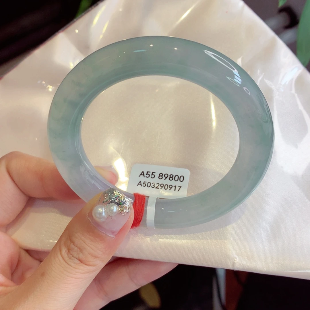 未镶嵌手镯翡翠42号圆条77