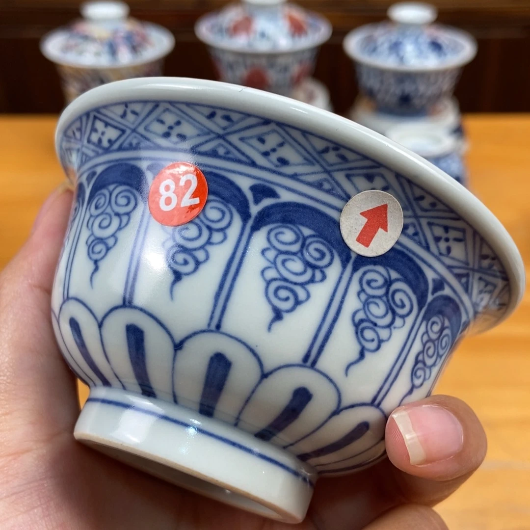 手绘现代茶具非古董