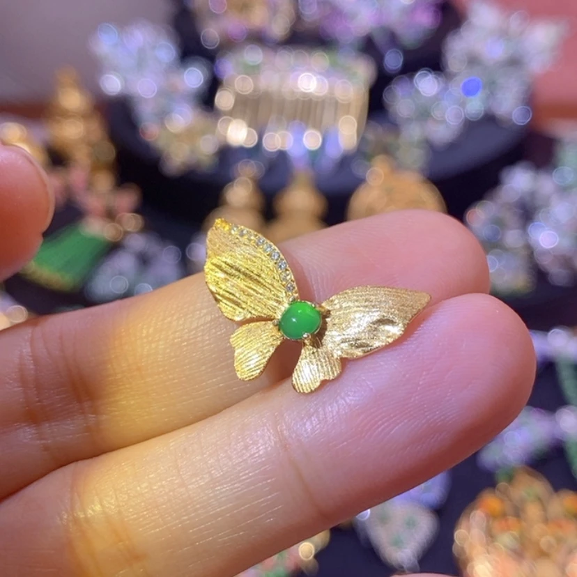 【闪购商品】银S925镶嵌挂件翡翠