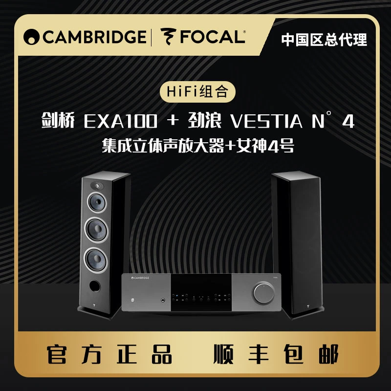 【套装组合】剑桥EXA100+劲浪VesitaN4音箱放大器发烧立体声功放机