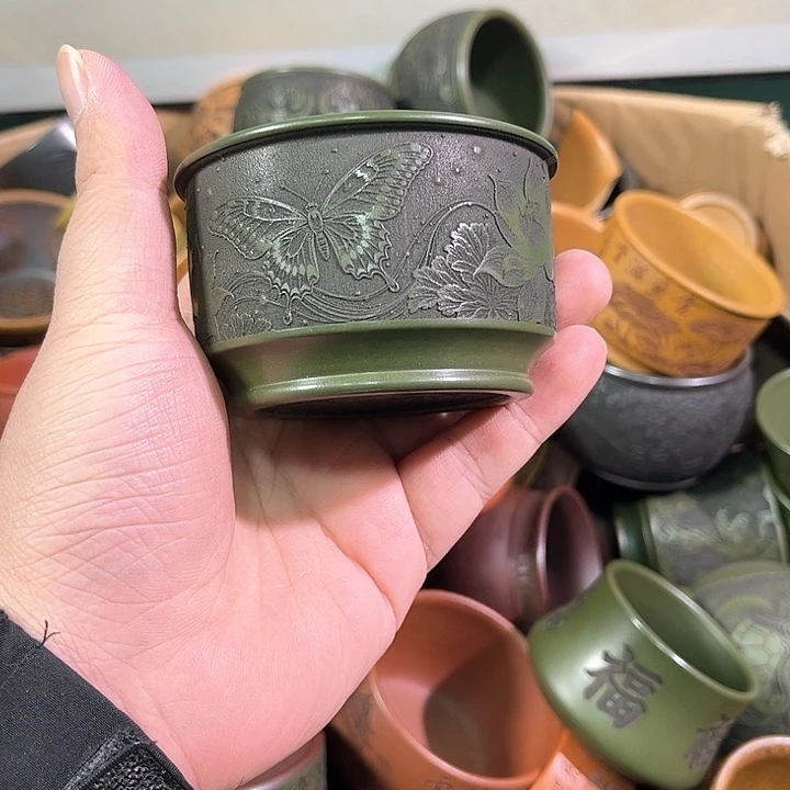 茶杯紫砂全手工紫砂主人杯