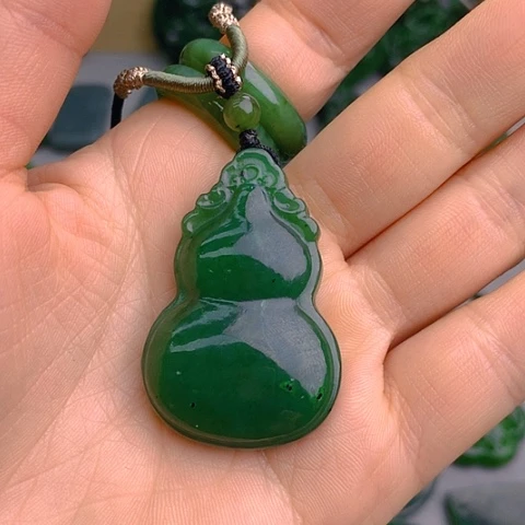 未镶嵌和田玉挂件幸***祥大葫芦