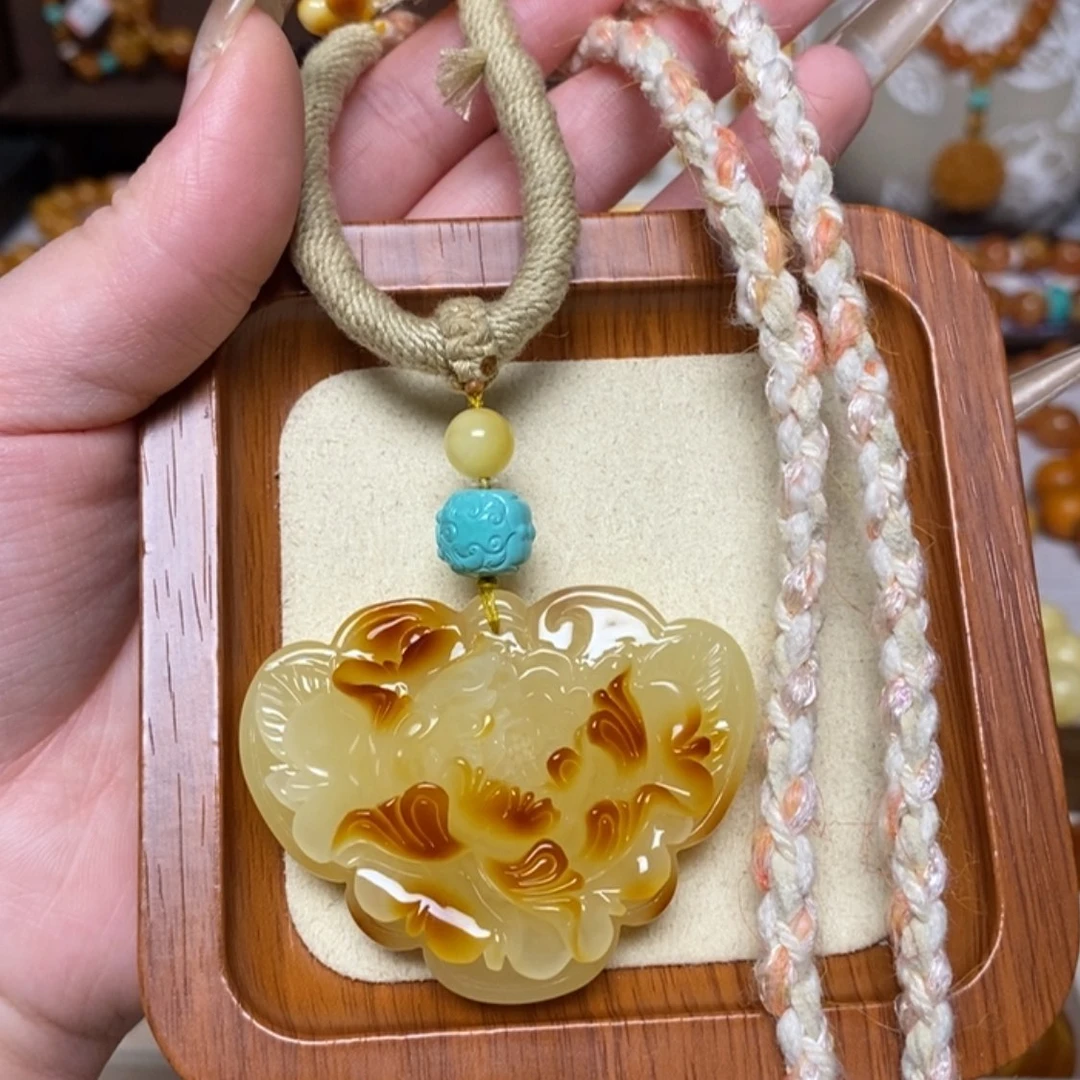 【闪购商品】蜜蜡颈饰未镶嵌项链