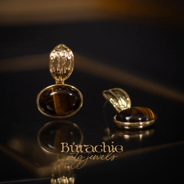 铜合金耳饰 【3183】耳钉 周年珍藏英｜经典原标克拉款CrownFrett