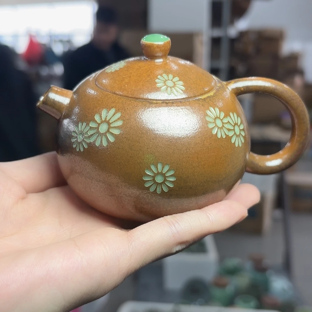 龙泉云间青瓷小米茶器
