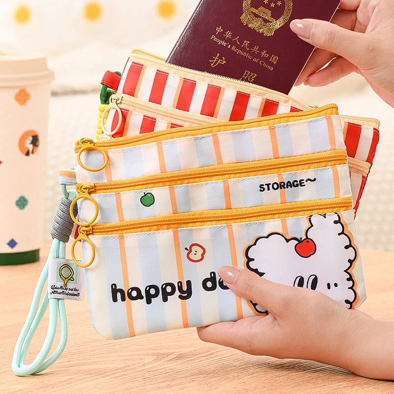 证件收纳包护照出国旅行身份证文件多功能随身包便携护照收纳包