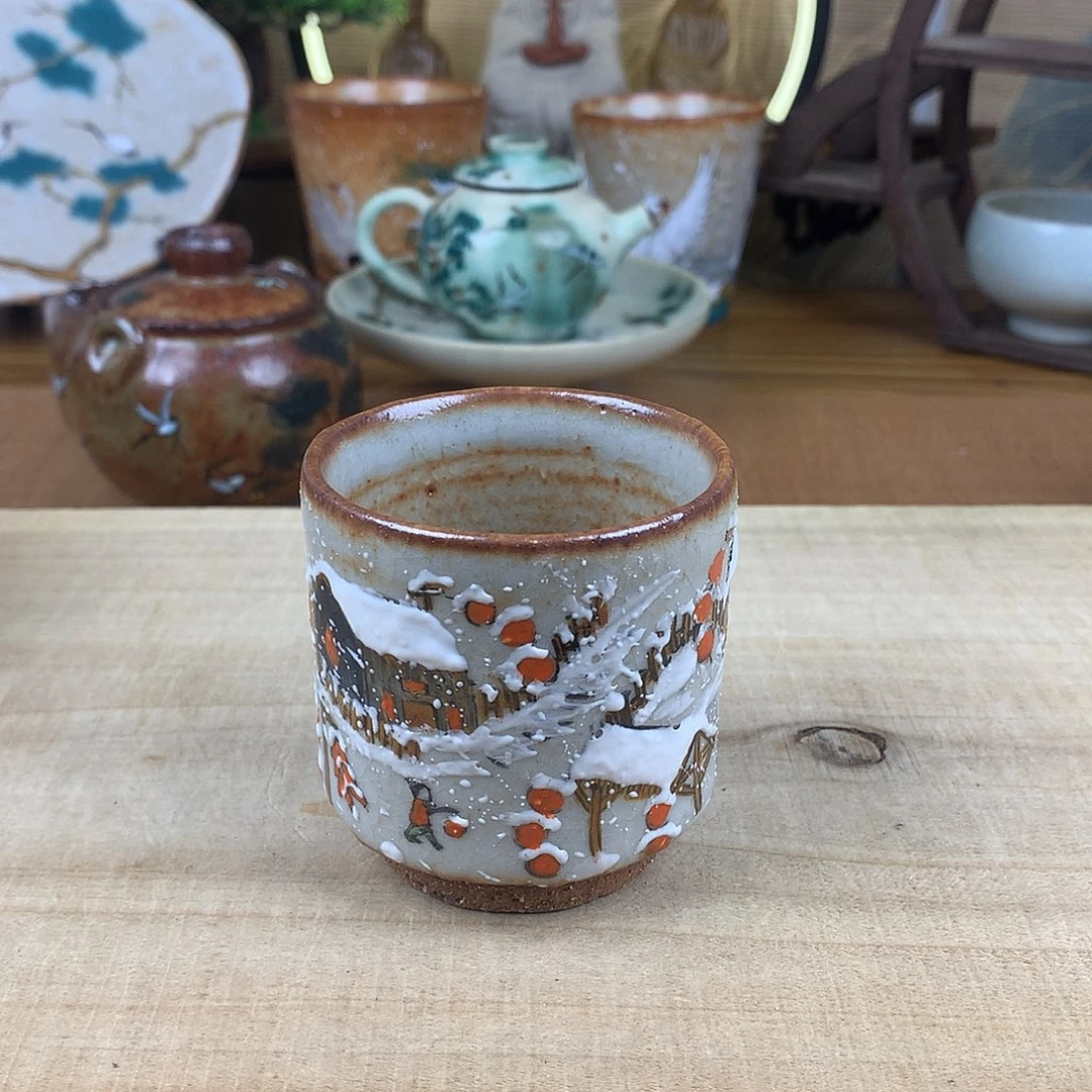 摆件璀****空景德镇柴烧手作