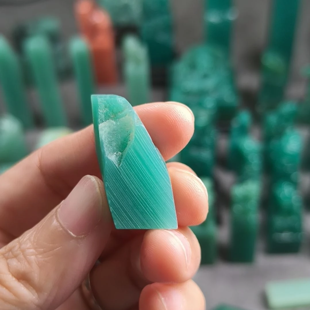 昌化石印石雅安绿小原石