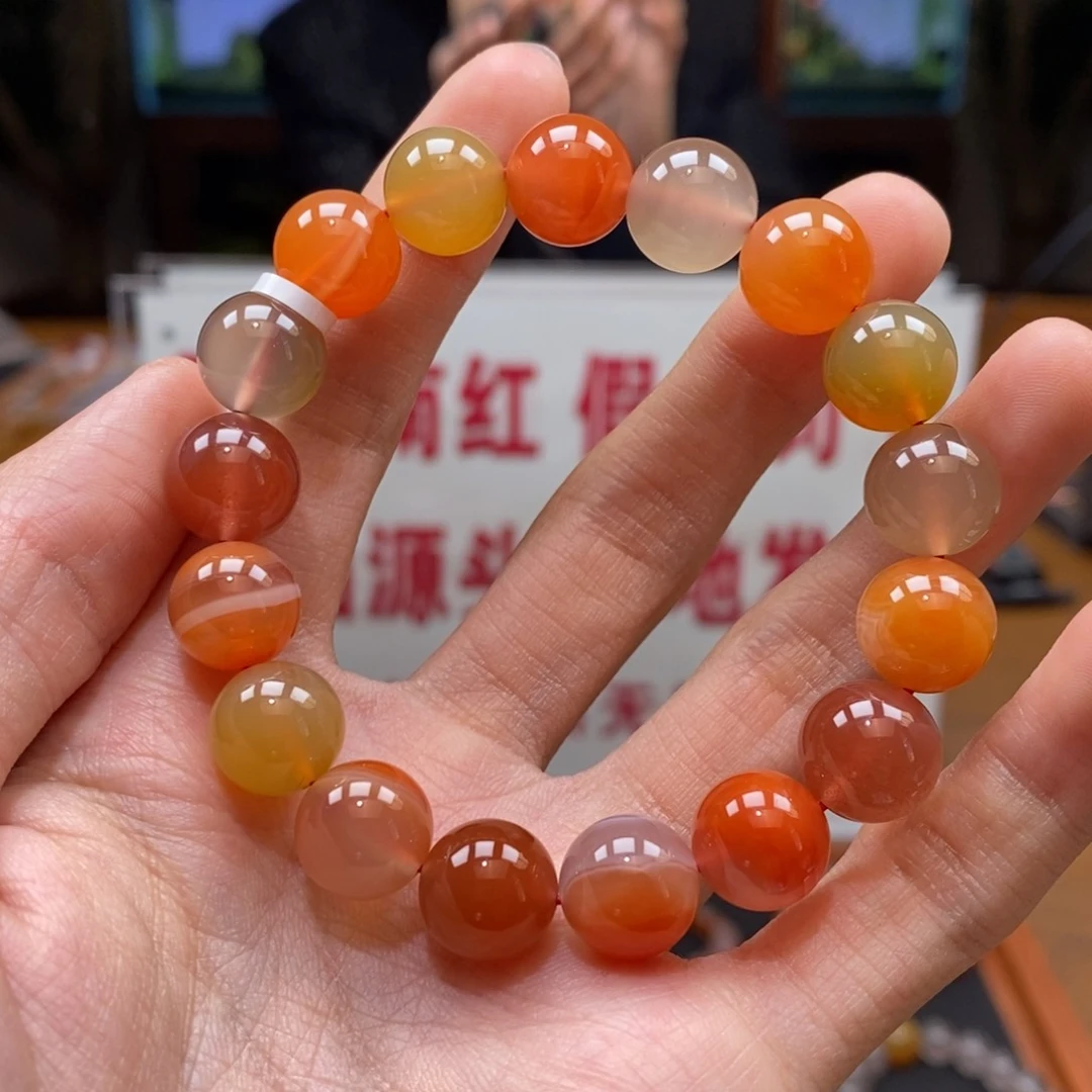 南红玛瑙串未镶嵌11➕多宝