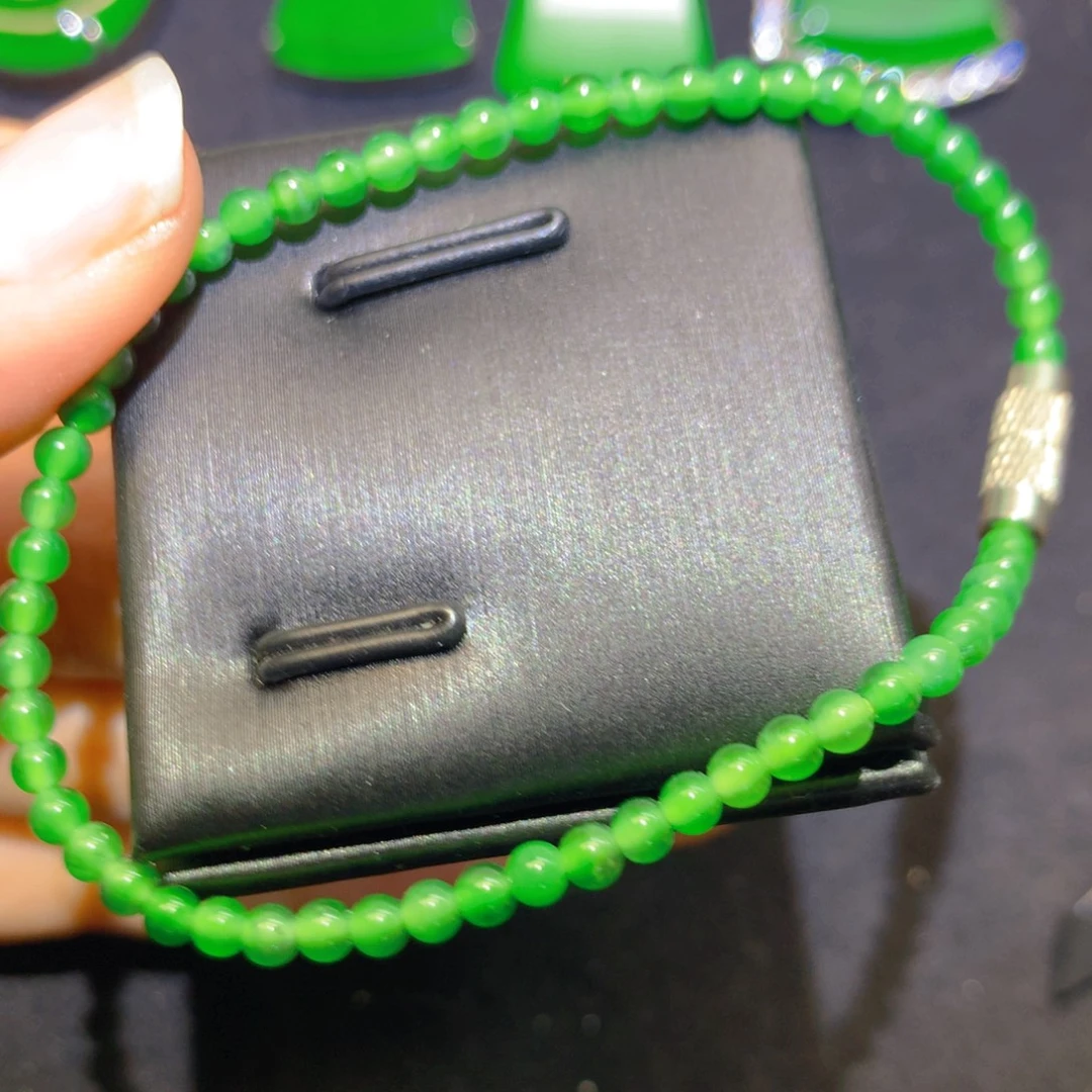 翡翠未镶嵌手链5678