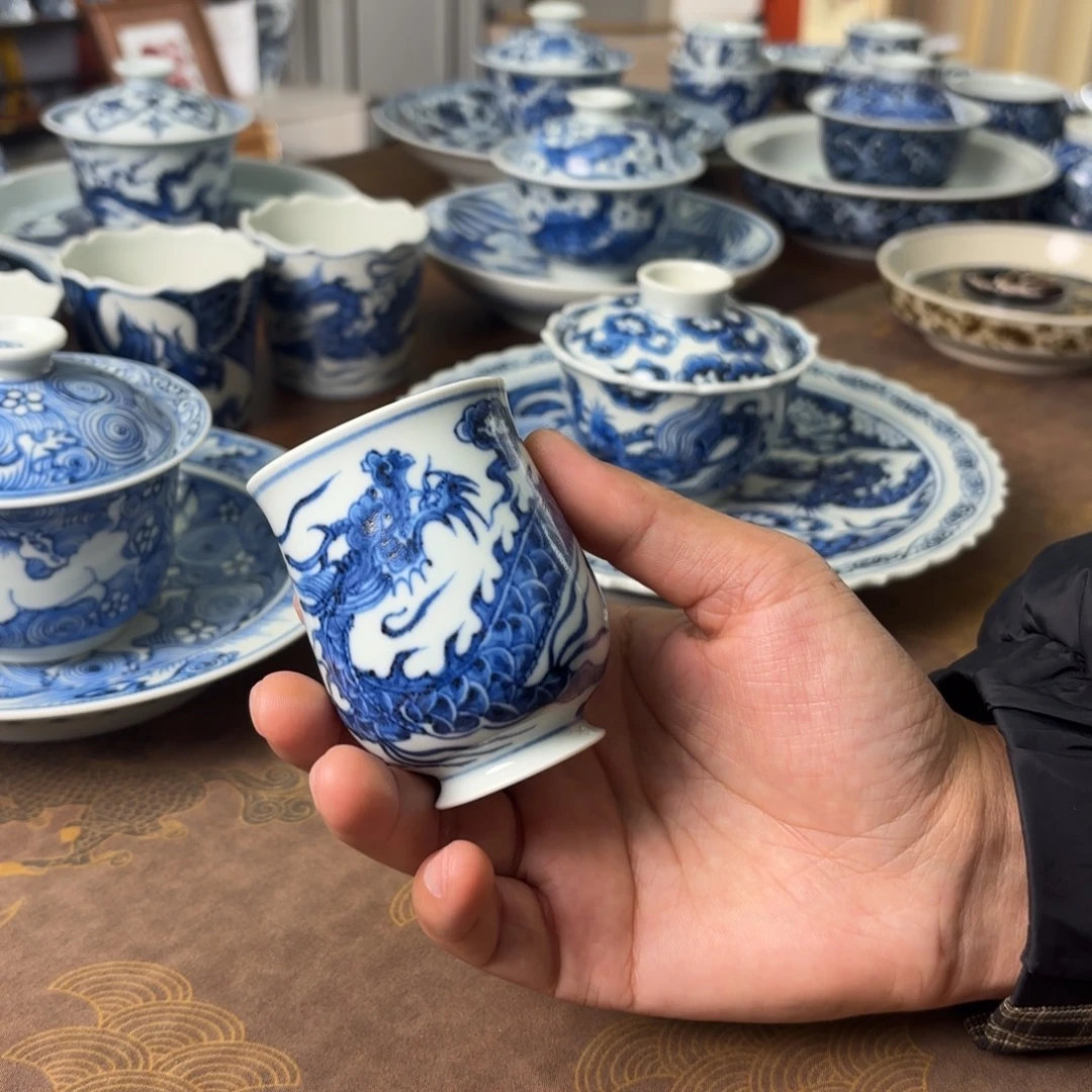 陶摆件景德镇手绘茶器