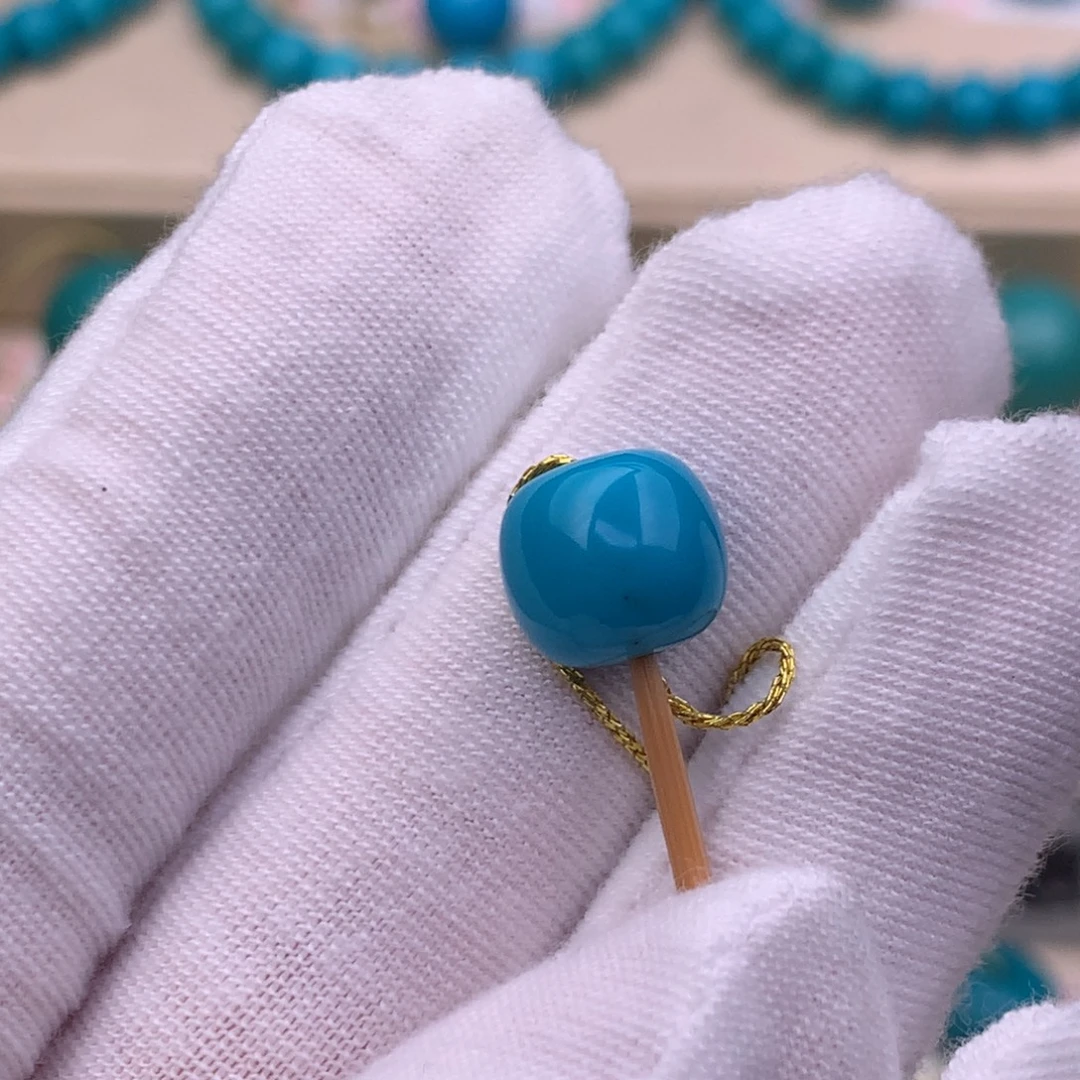 麦***子绿松石未镶嵌珠宝奇石10