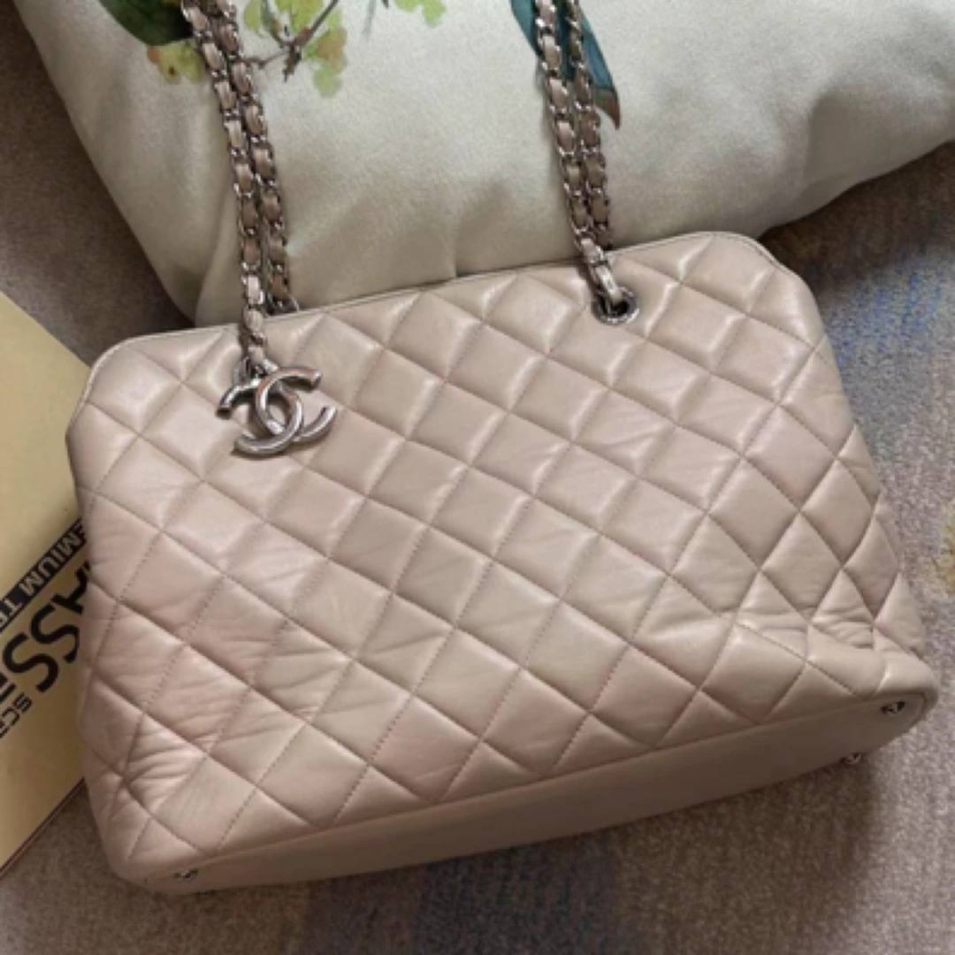95新 Chanel/香奈儿 chanel 粉色 菱格纹 单肩包/0000