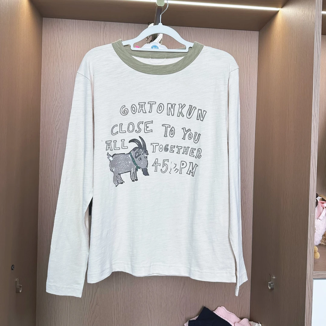 【纯原】45家 山羊五色竹节棉T恤