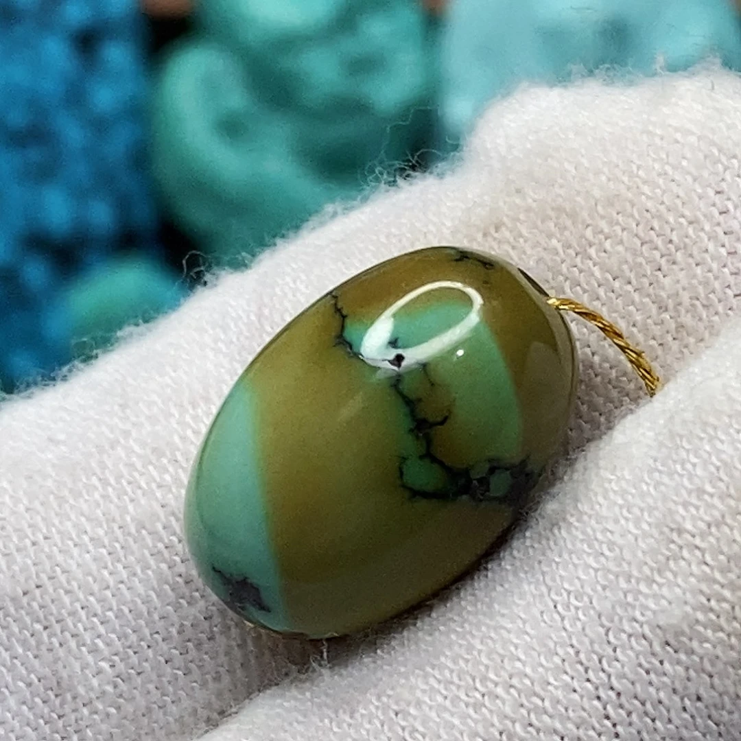 绿松石未镶嵌天然原矿 地大质检 抖音基地 顺丰发货