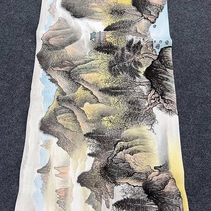 国画国画作品宣纸纯手绘