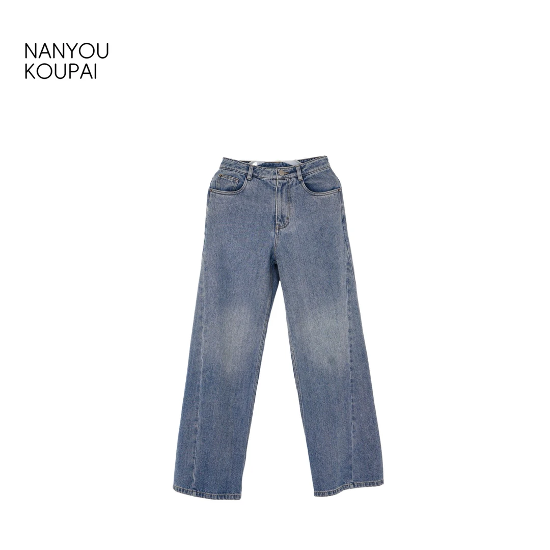 复古阔腿牛仔裤/KDK1858