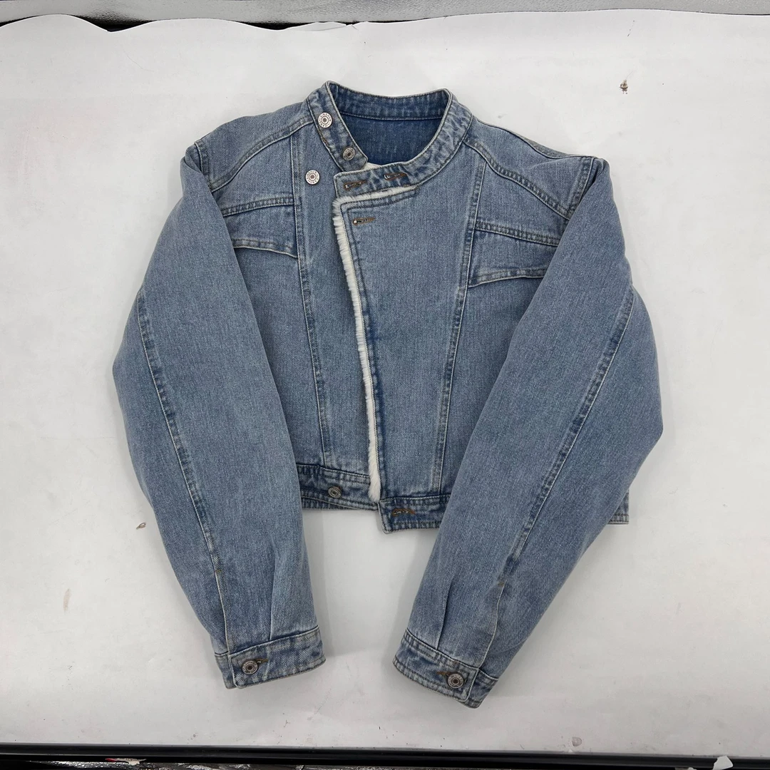 款短外套秋季时尚女装牛仔衣外套春款百搭A10-30