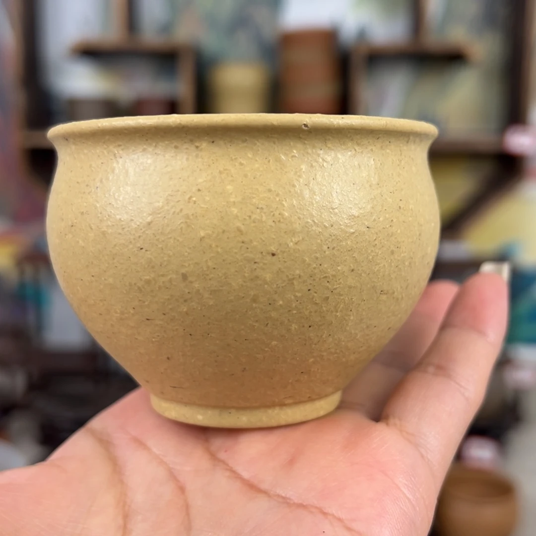 紫砂茶杯拙器甄选，纯原本矿。