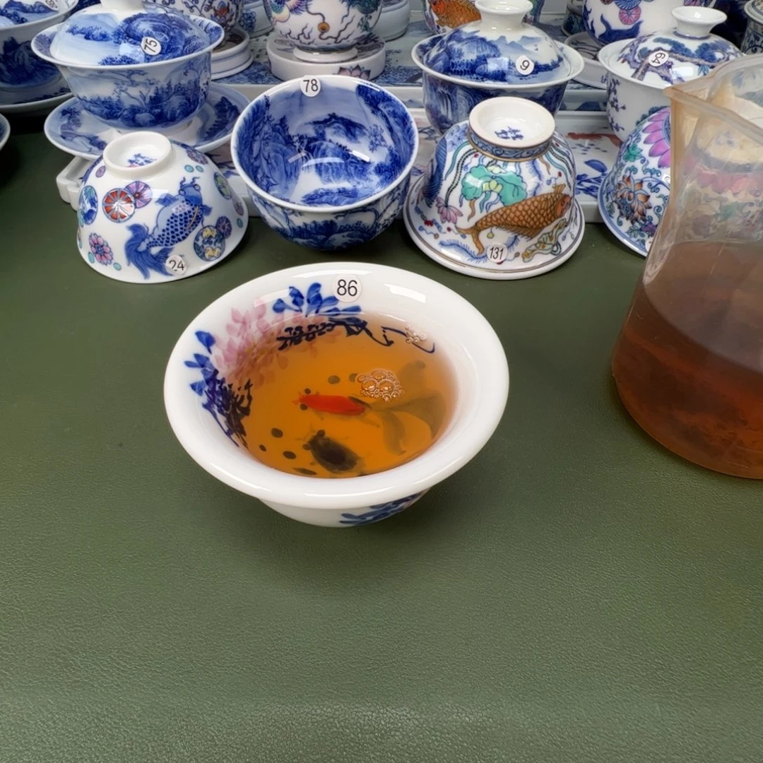 景德镇纯手工纯手绘茶具木木86