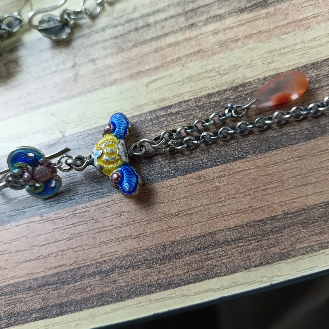 足银银制品 足银牡丹花珠子