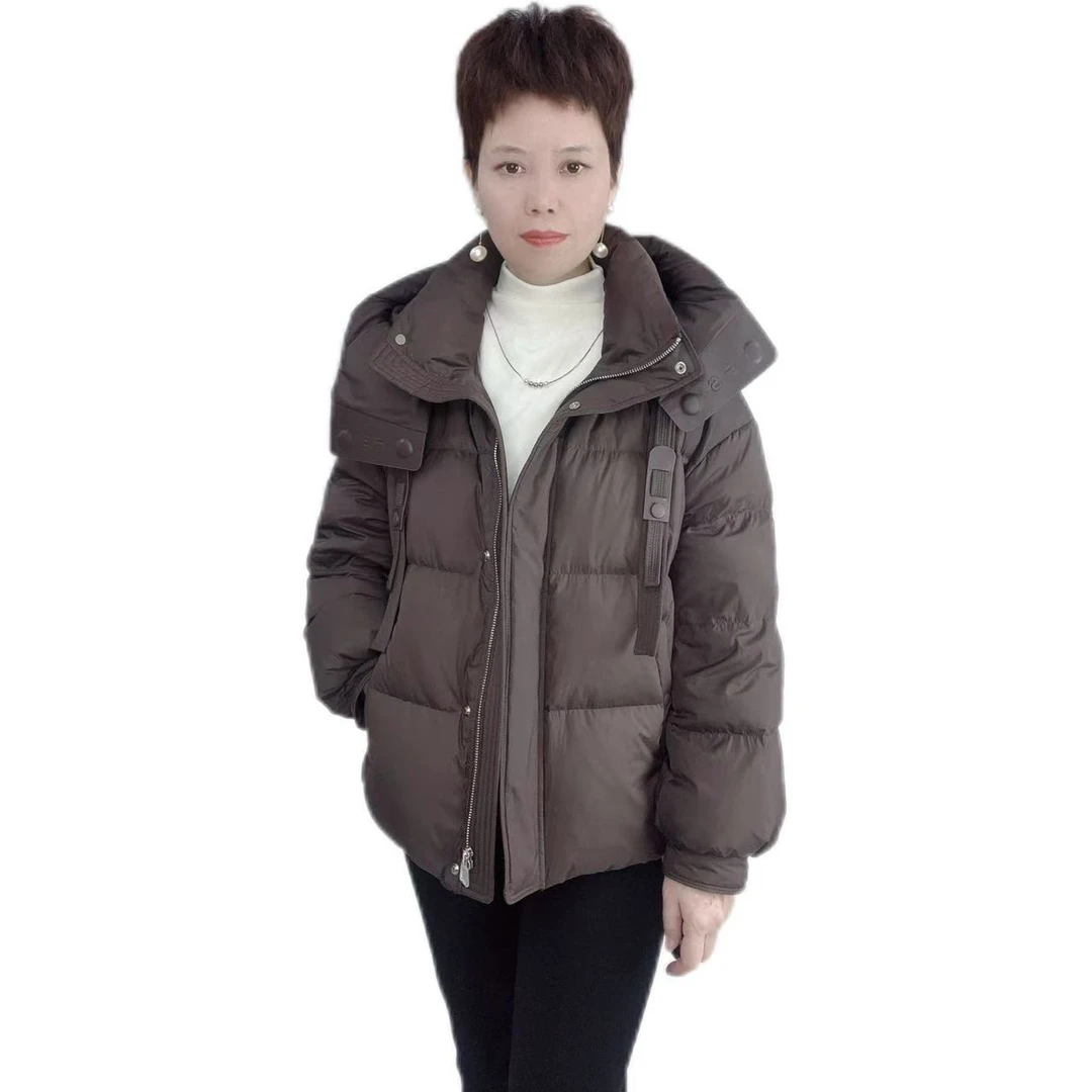 冬款新款连帽加厚百搭休闲短款棉服外套