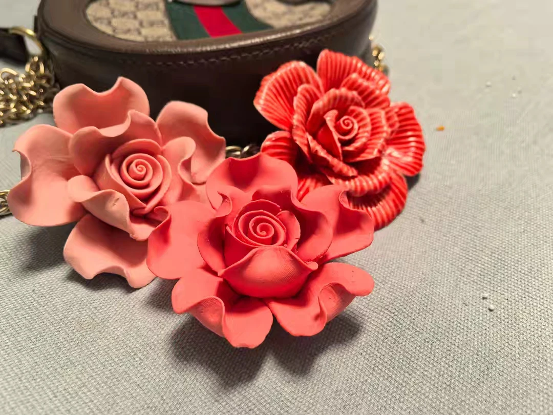 【直播特价】景德镇陶瓷玫瑰花一朵