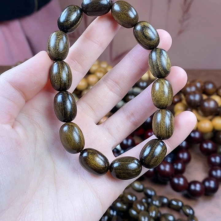 贡木黑油枣珠单圈