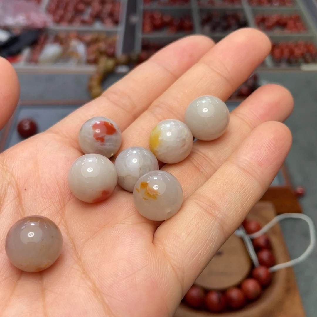 南红玛瑙单珠13多样性发1未镶嵌